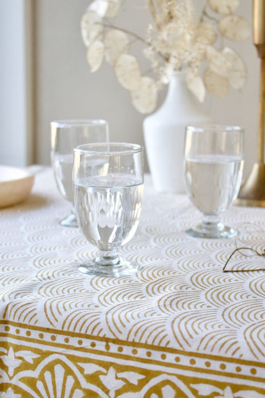 Verre à vin taillé à la main