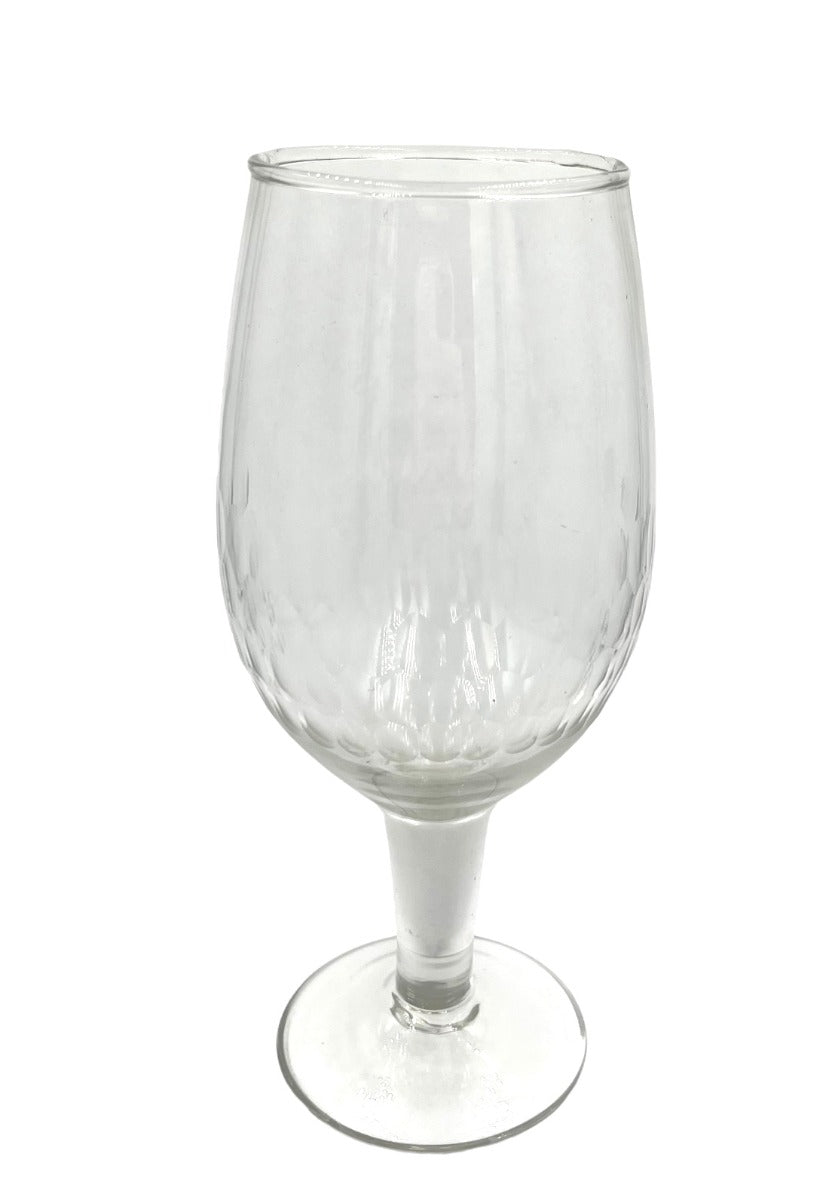 Verre à vin taillé à la main
