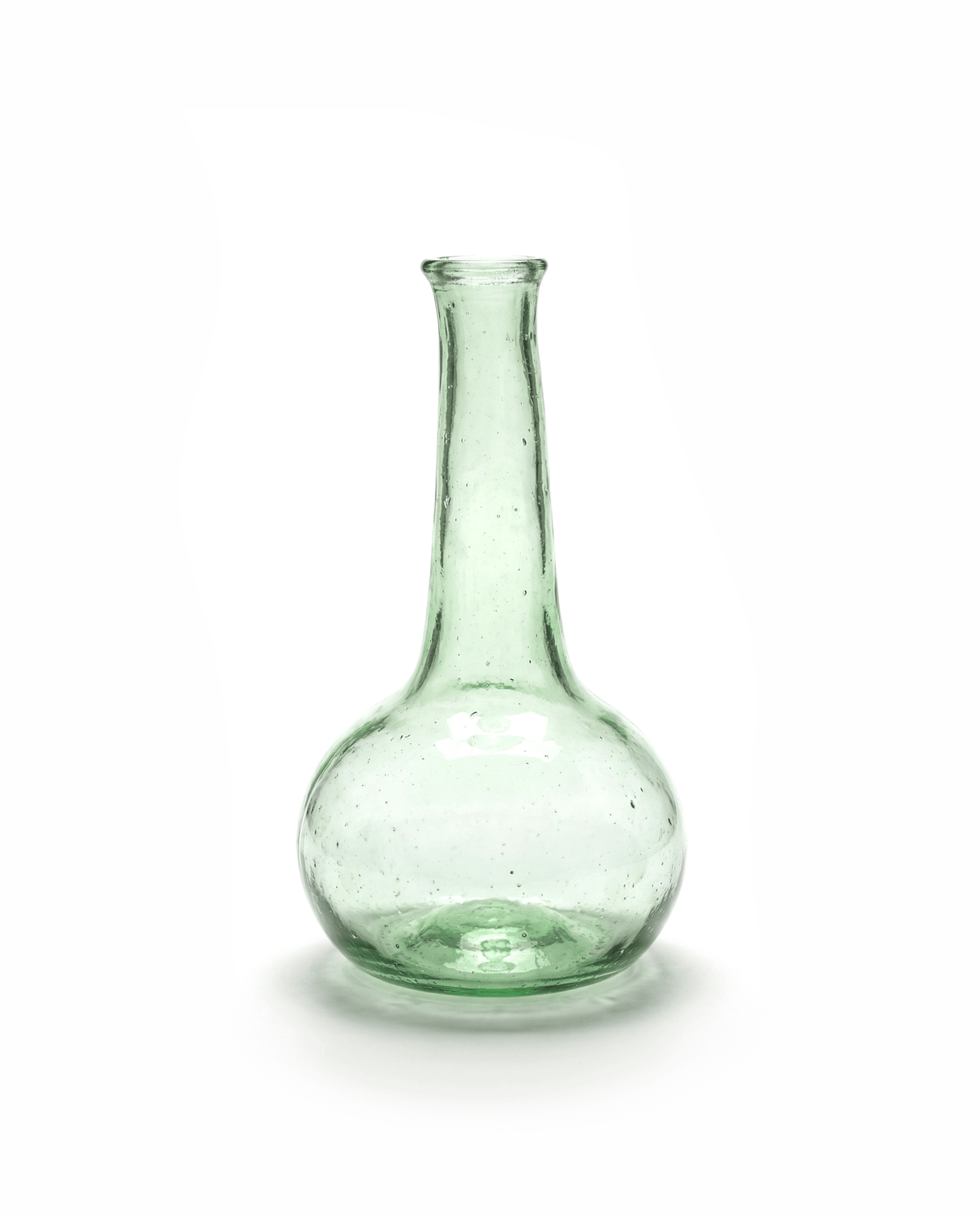 Vaas groen gerecycled glas