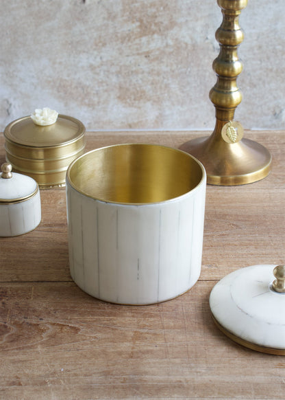 Handmade White Storage Jar