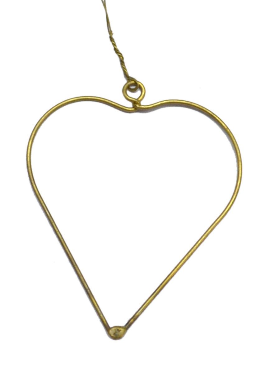 Heart hanger - set of 10