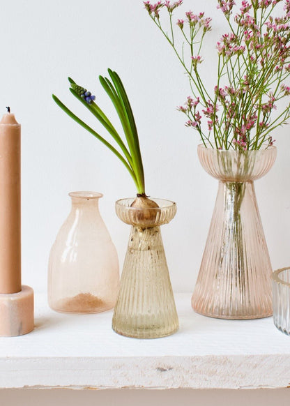 Hyacinth vase pink S
