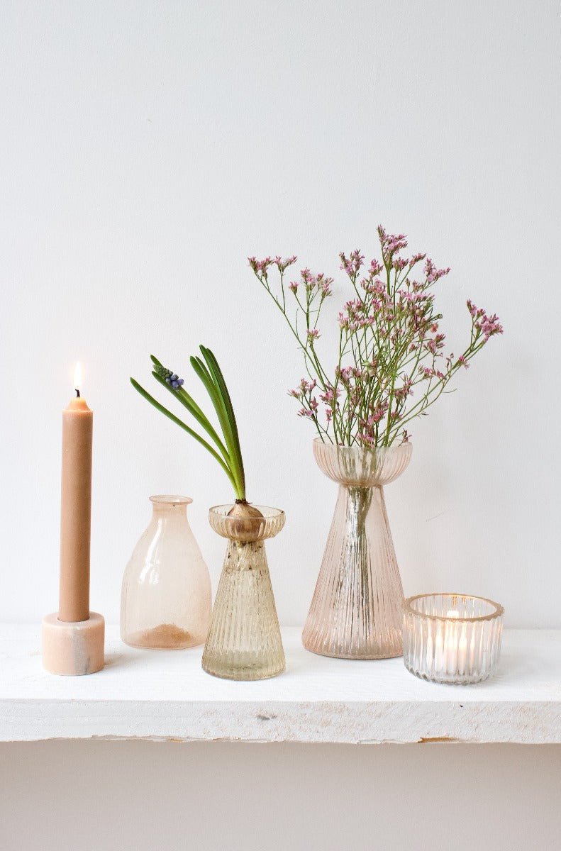 Hyacinth vase pink S