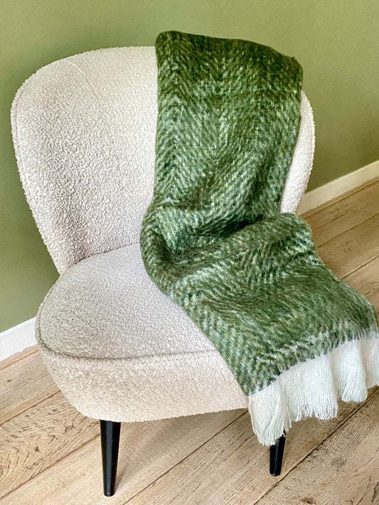 Green throw