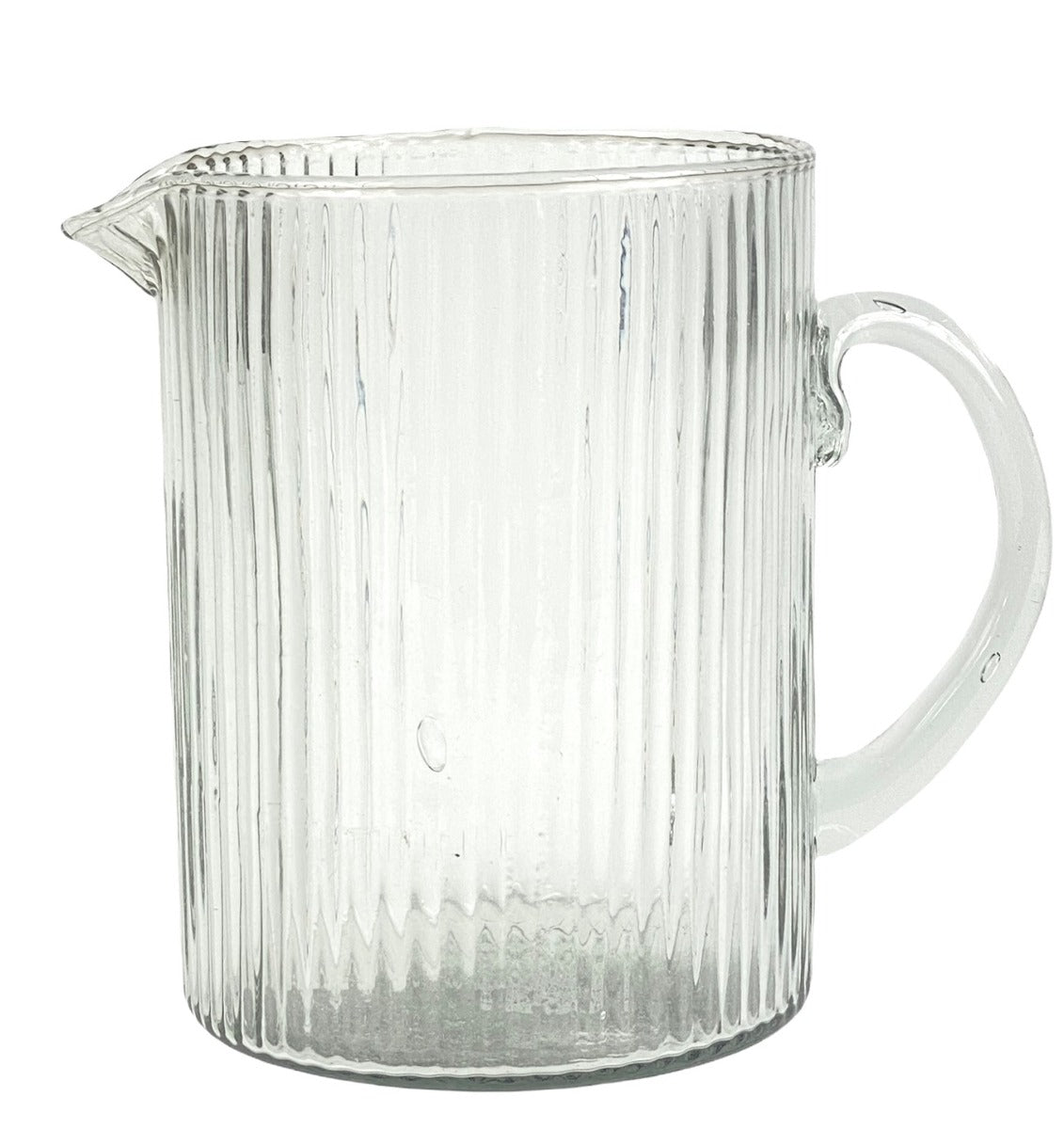 Jug ribbed glass