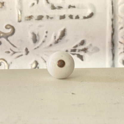 Knop rond wit