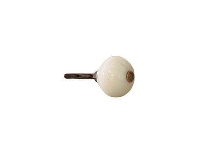 Knop rond wit