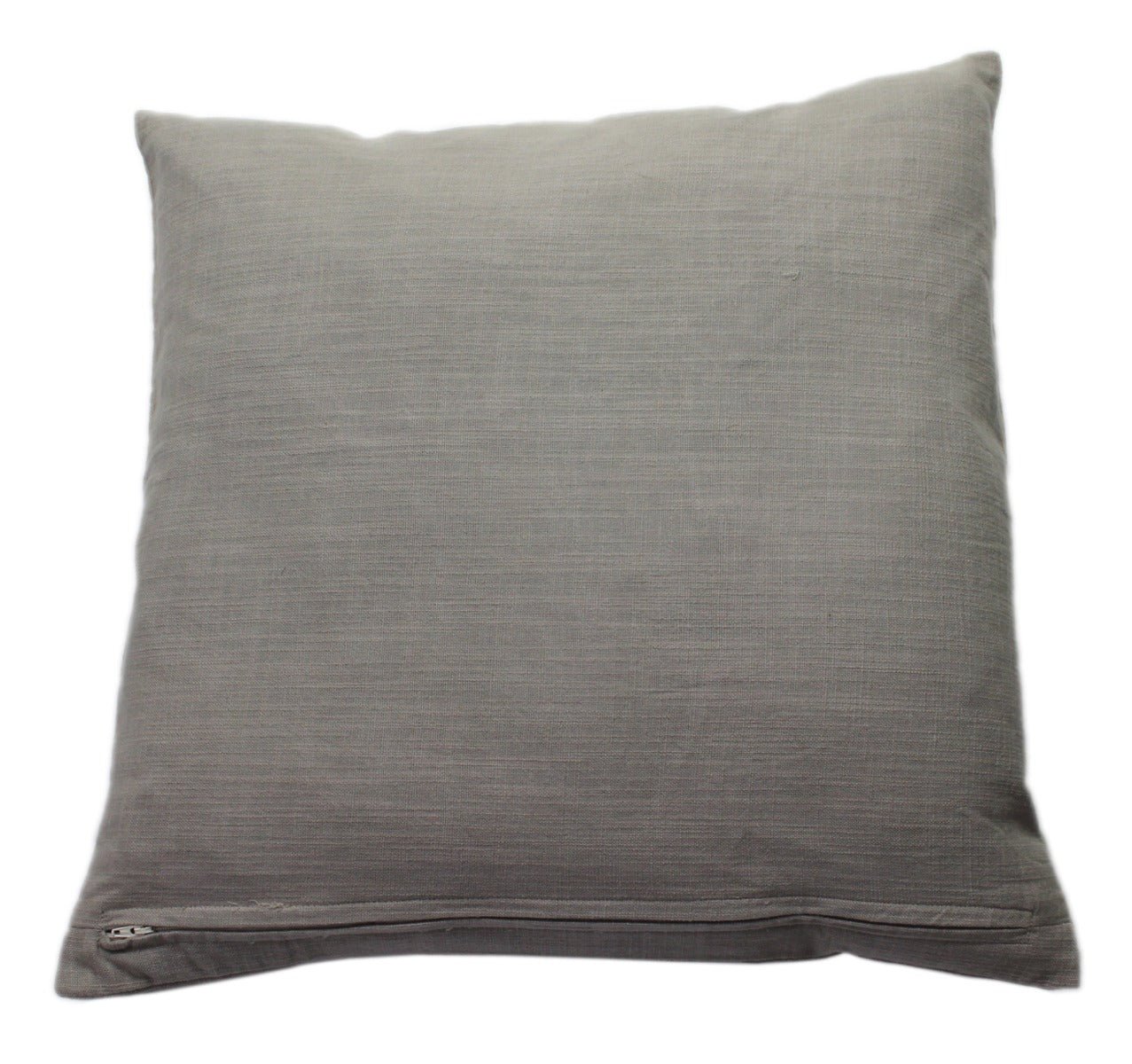 handmade cushion features a beautiful design crafted from cotton greige with embroidery