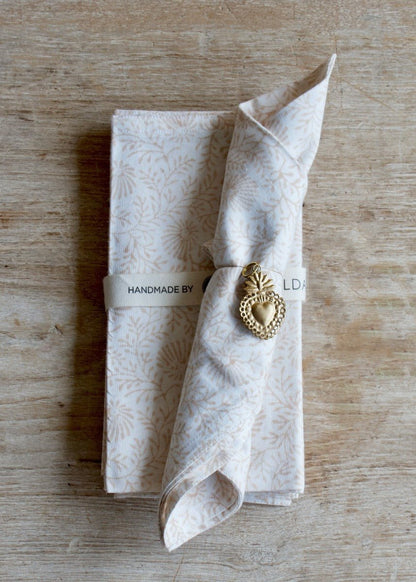 Mini messing heilig hart ornament