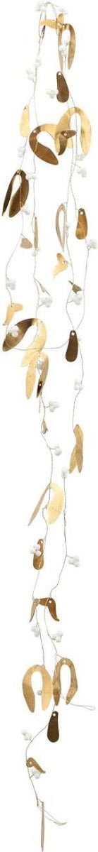 Mistletoe garland brass