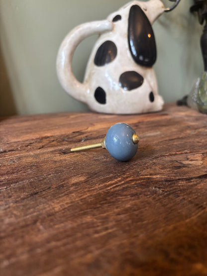 Meubelknop blauw