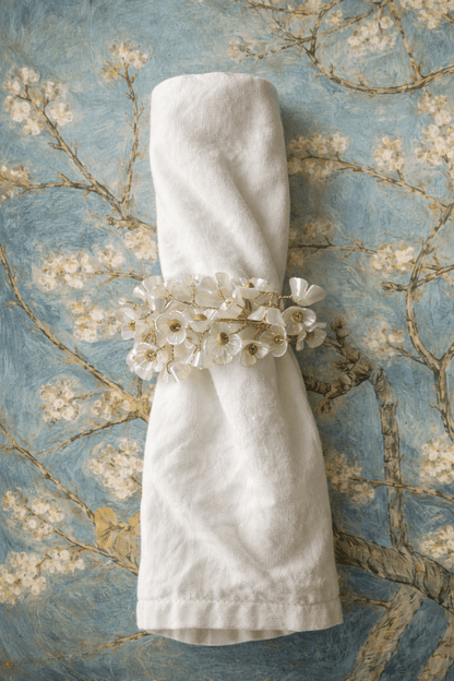 Napkin Ring Almond Blossom