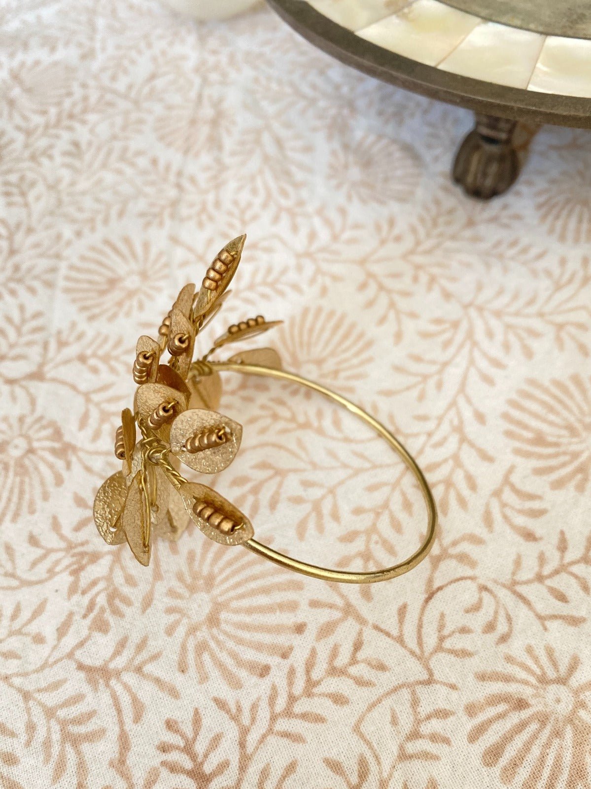 Napkin ring champagne
