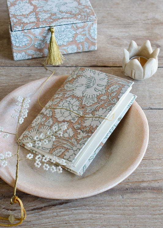 Couverture en coton pour carnet