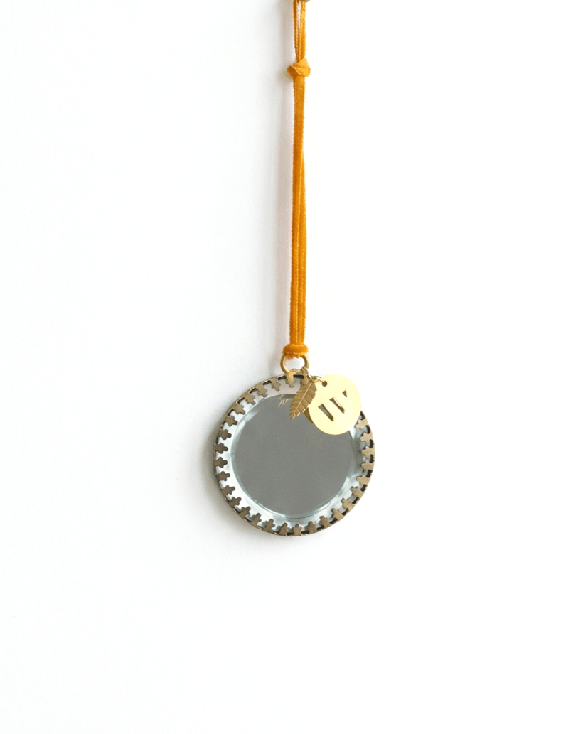 Rond Spiegel Ornament