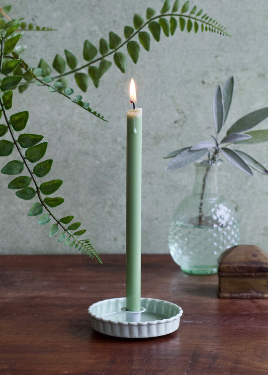 Slim Candle Holder Pale Mint