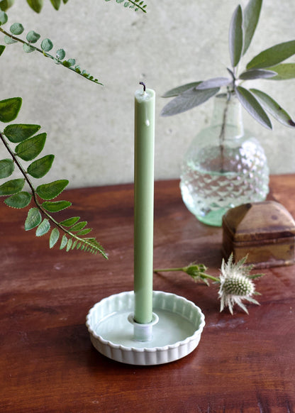 Slim Candle Holder Pale Mint
