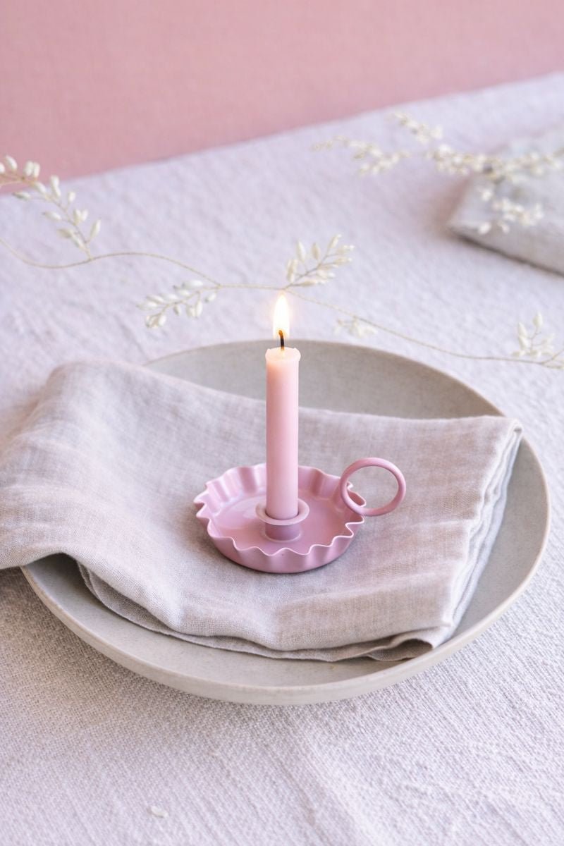 Slim Candle Holder Powder Lilac