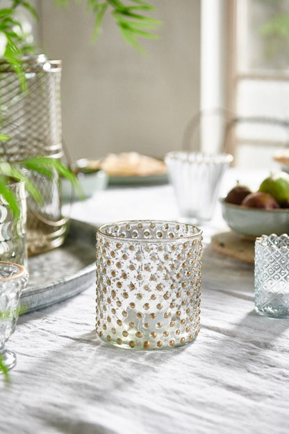 Tealight golden dots