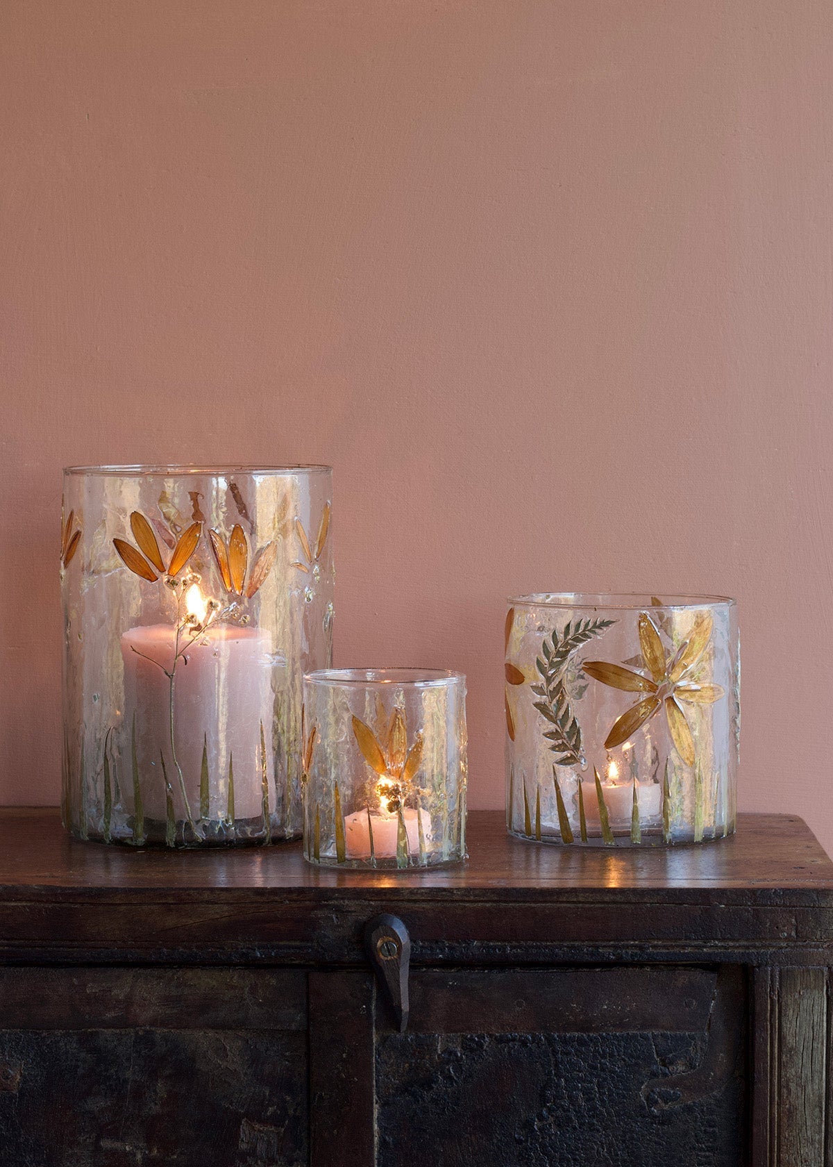 Theelichthouder Low Bloom