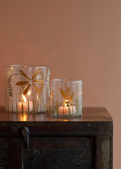 Theelichthouder Low Bloom