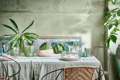 Tealightholder mosaic green