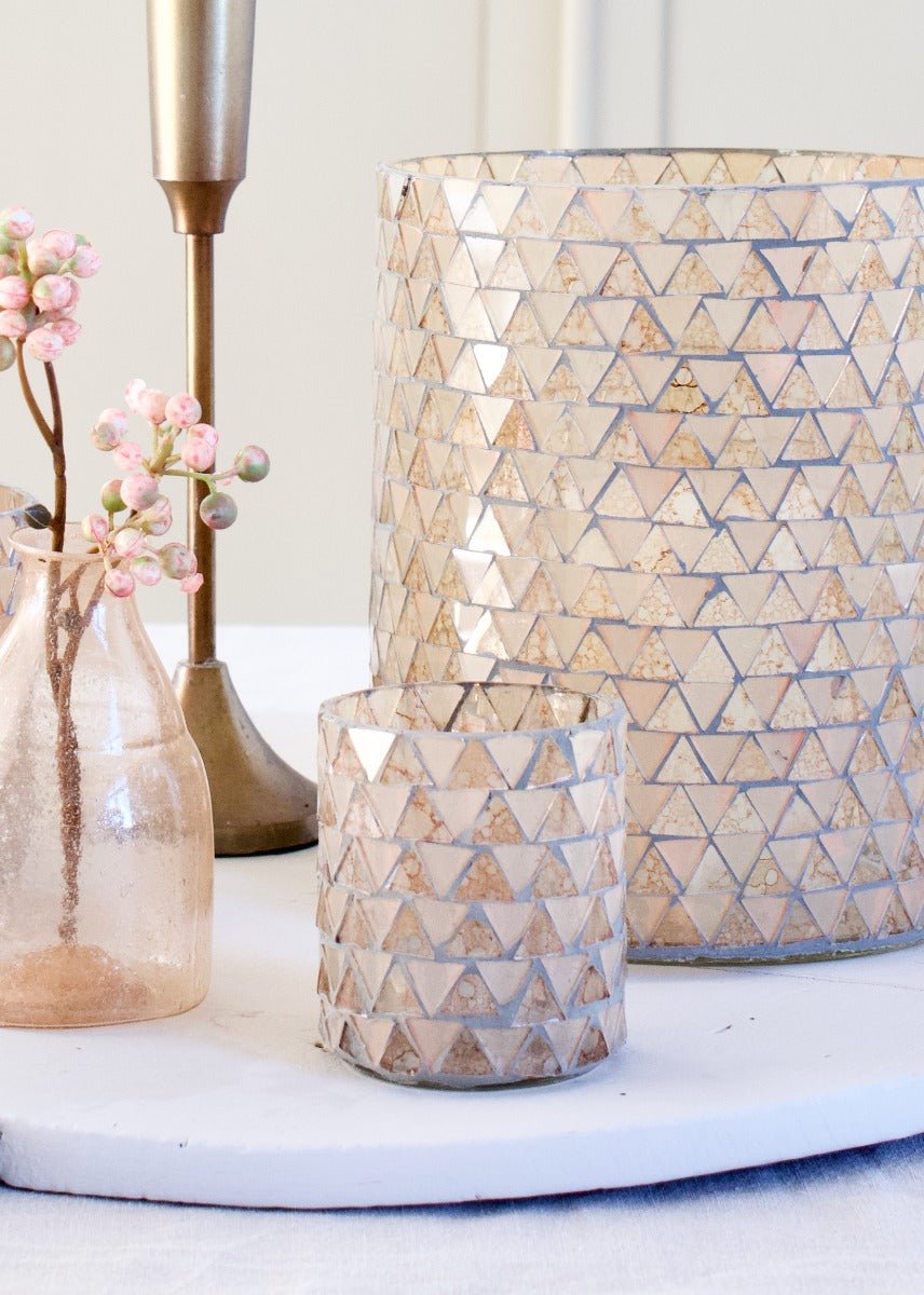 Tealightholder mosaic