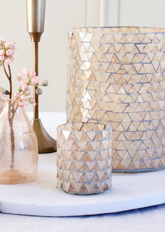 Tealightholder mosaic