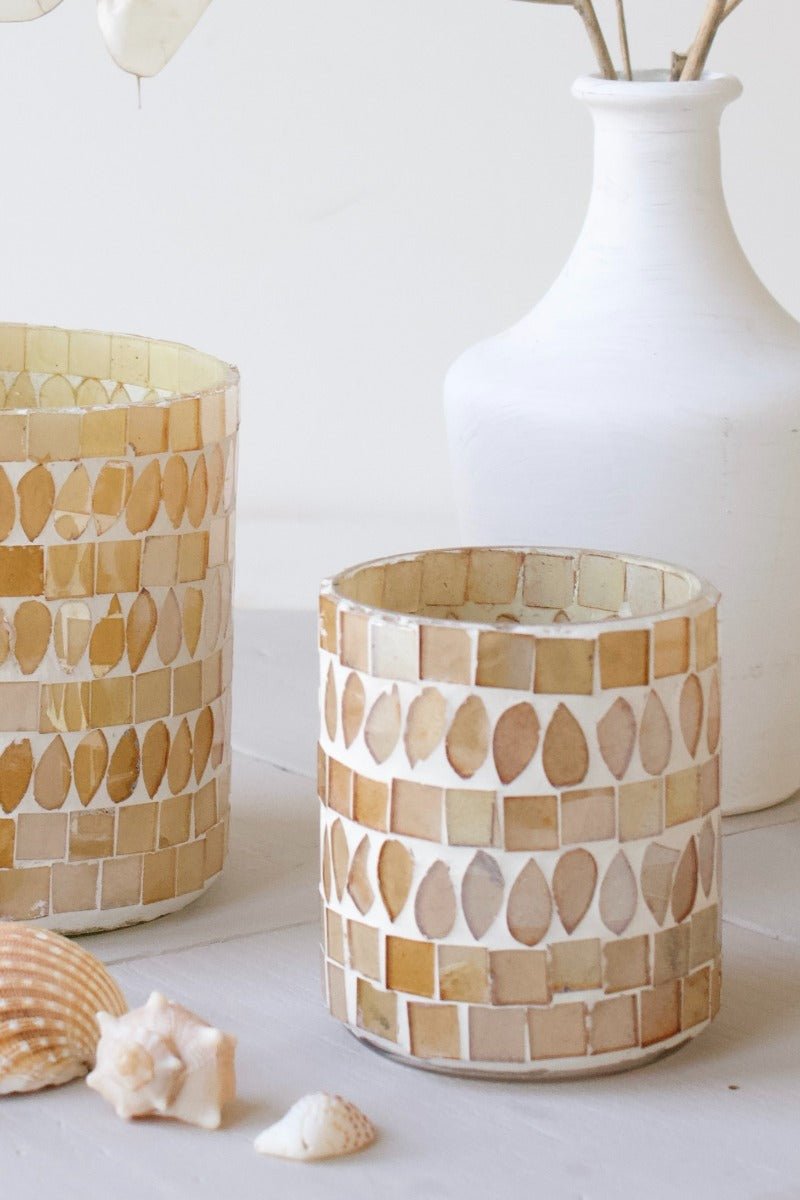 Tealightholder mosaic