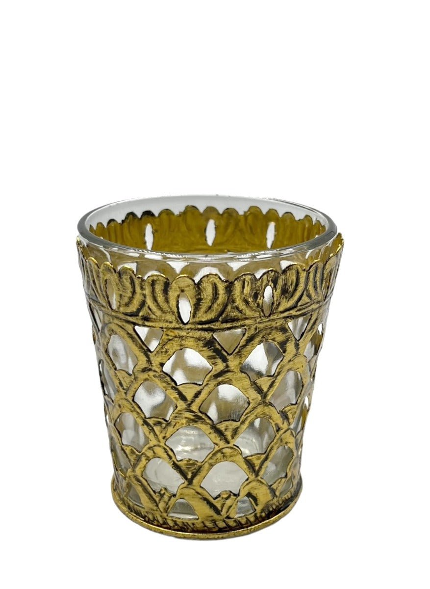 Tealightholder transparent glass