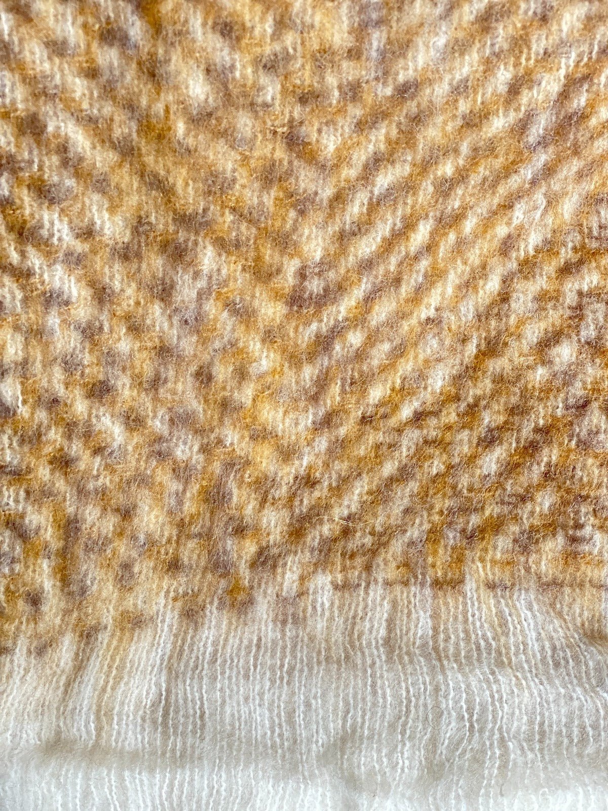 Throw mustard purple