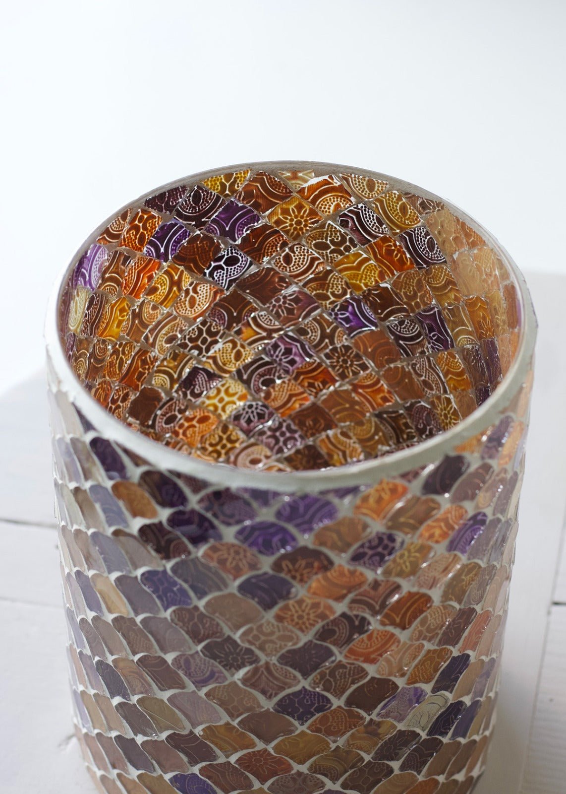 Vase Funky mosaic L