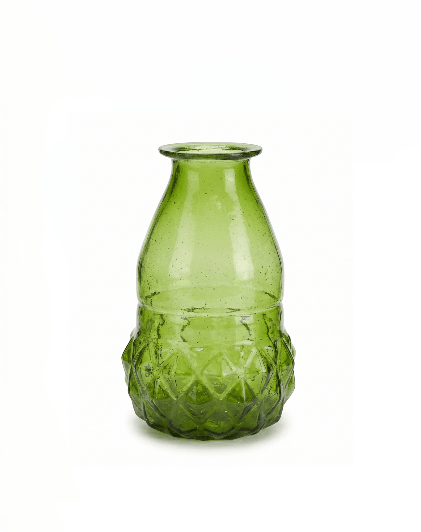 Vase grünes Recyclingglas