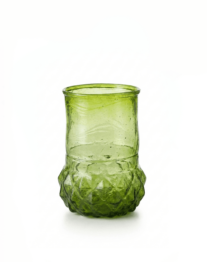 Vase grünes Recyclingglas