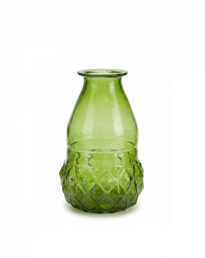 Vase grünes Recyclingglas