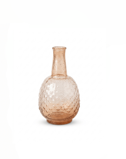 Vase, recyceltes Glas, orange