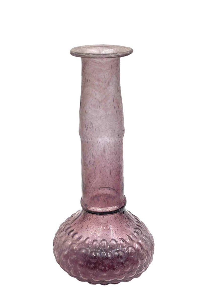 Vase purple glass