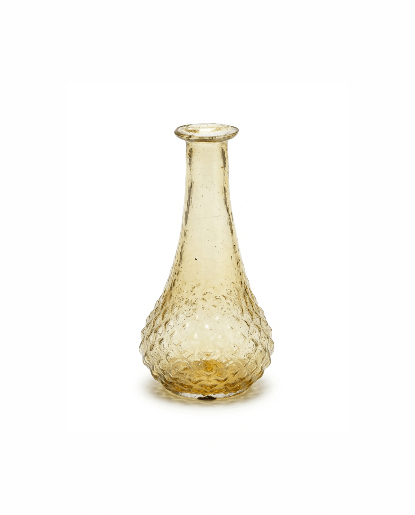 Vase recyceltes Glas Gold