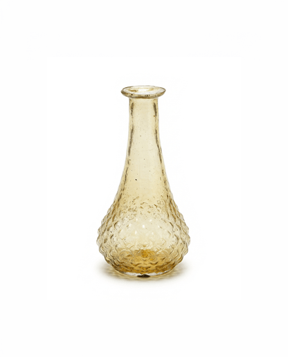 Vase recyceltes Glas Gold