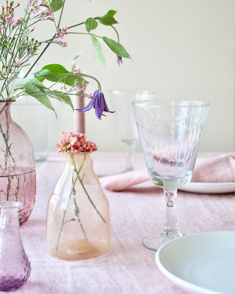 Vaas gerecycled glas oranje