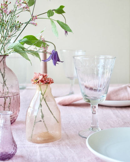 Vaas gerecycled glas oranje