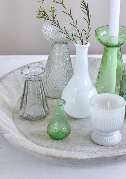 Vaas van gerecycled glas