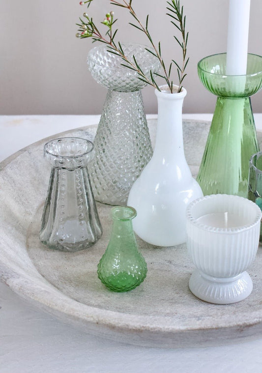 Vaas van gerecycled glas