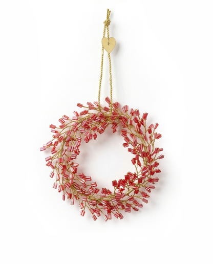 Beaded Wreath Ornament