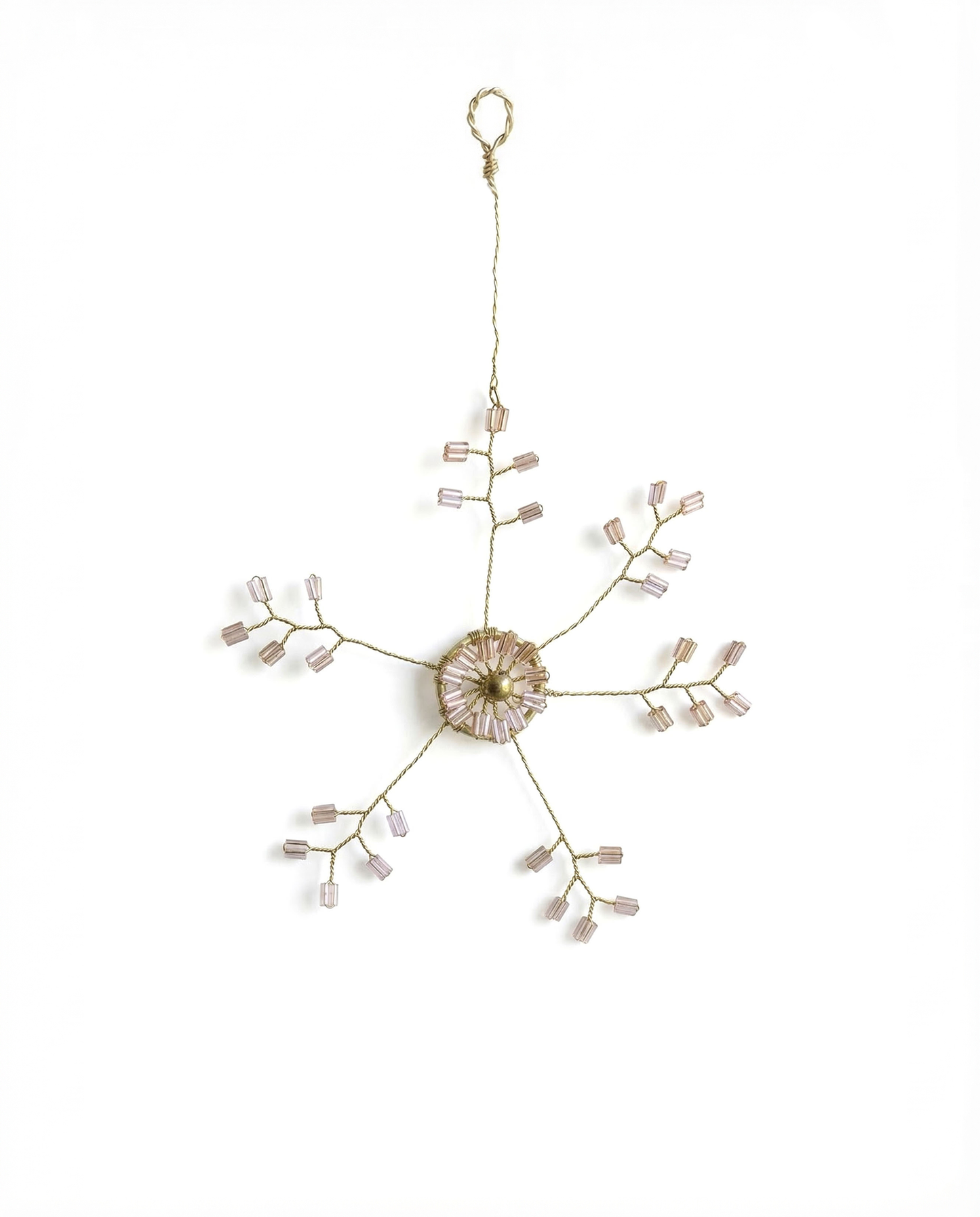 Kralen Sneeuwvlok Ornament