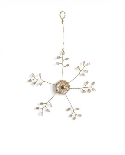 Kralen Sneeuwvlok Ornament