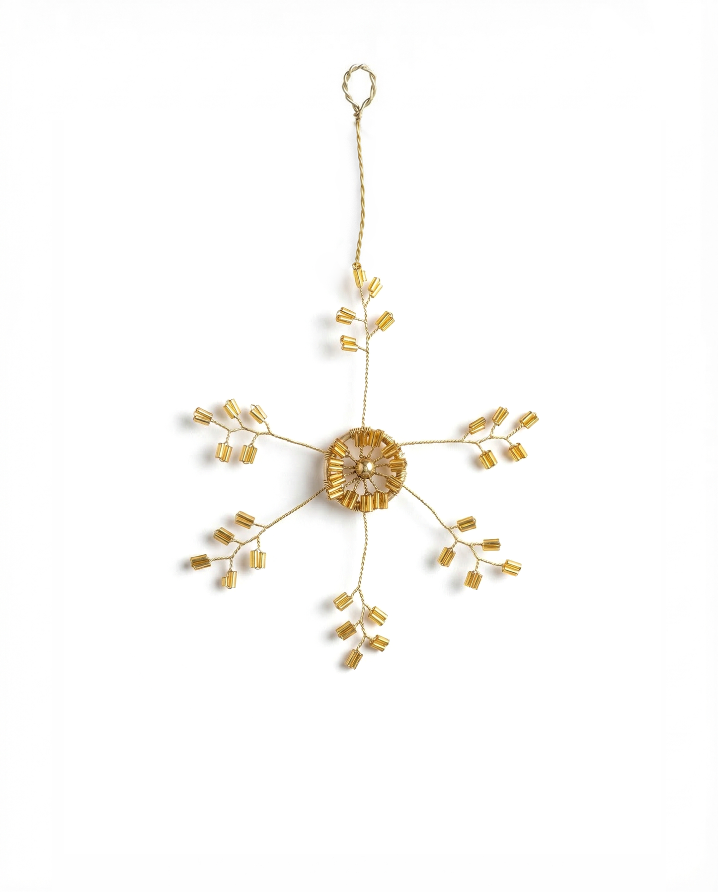 Kralen Sneeuwvlok Ornament