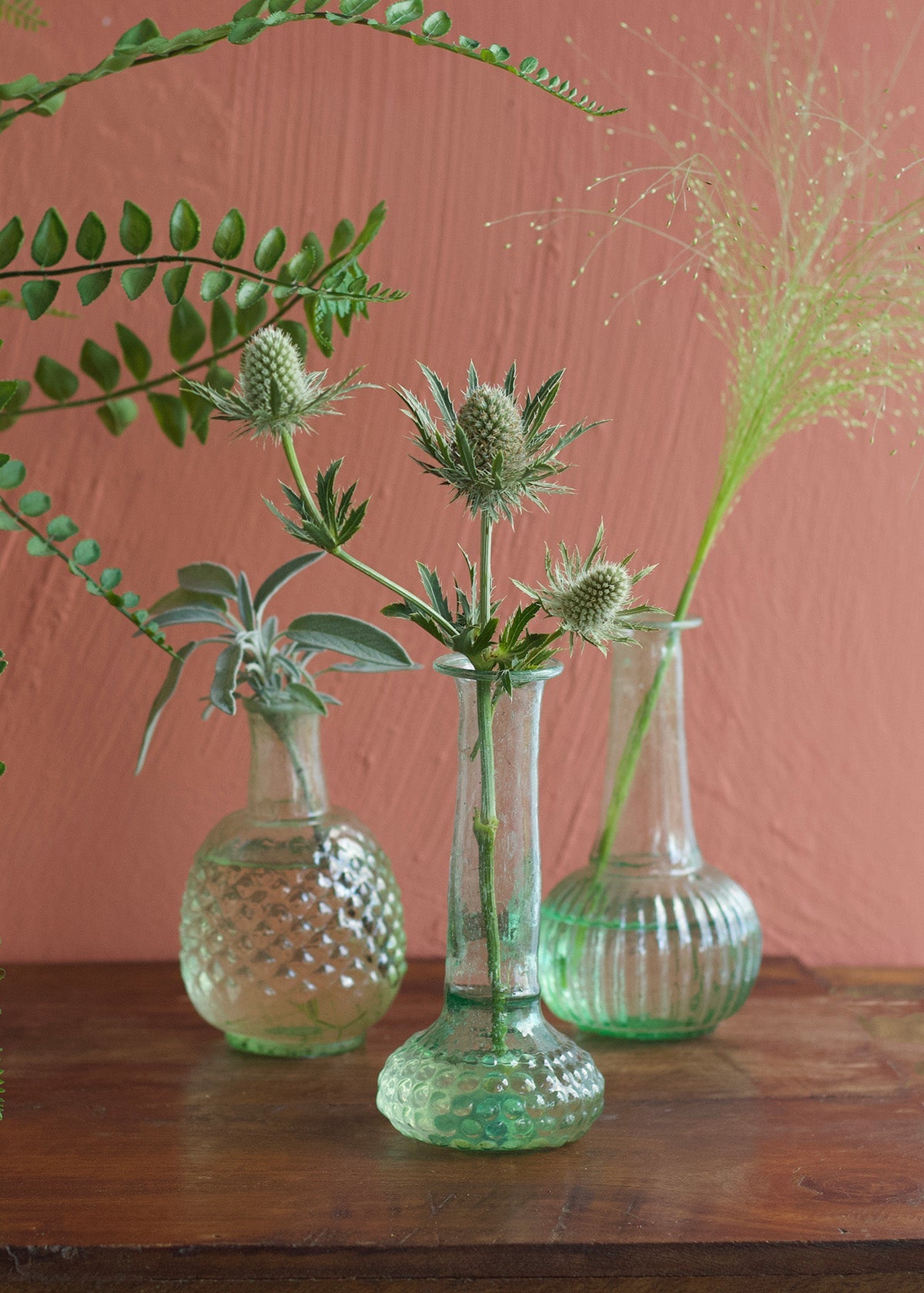 Glazen Knopvaas Fresh Green