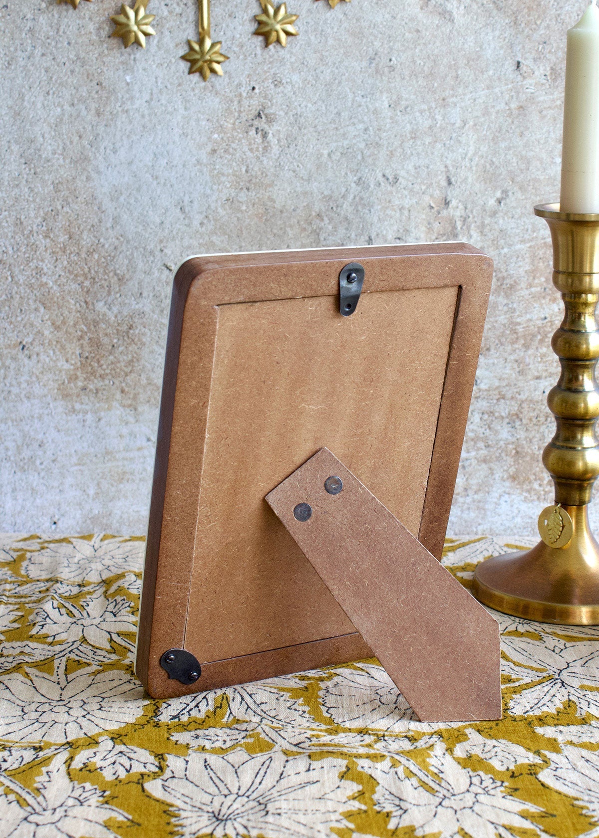 White Brass Photo Frame