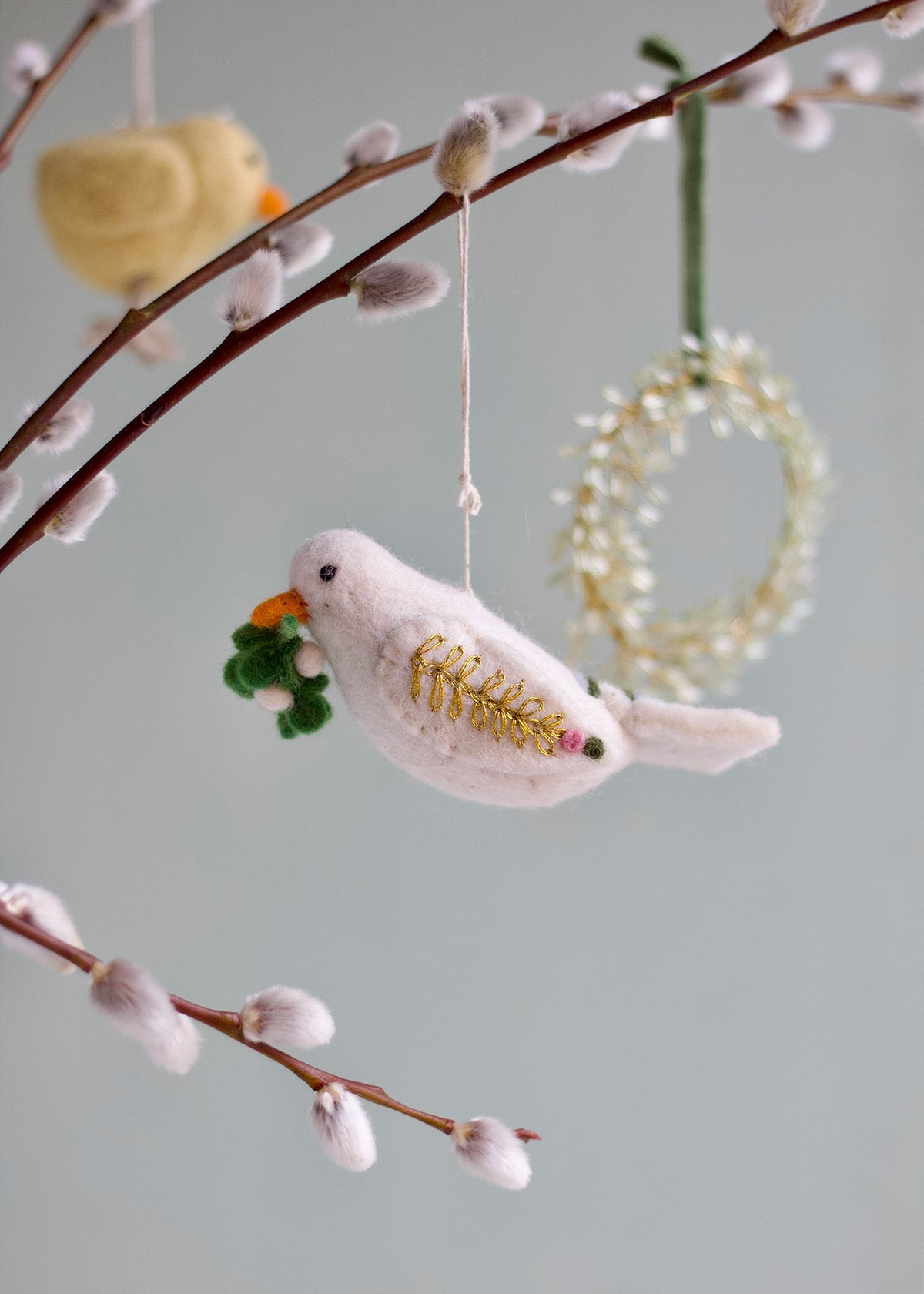 Vilten Ornament Duif